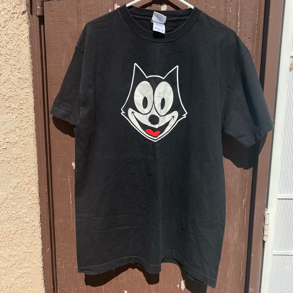 Original Felix The Cat Cartoon TV Show Double Sided T-Shirt from 2003